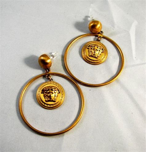 versace signature medusa china|Versace: Gold Medusa Head Earrings .